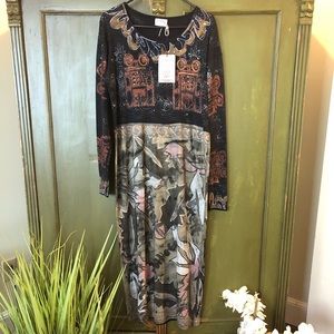 V.C.Torias vintage print dress. 1995 Original.